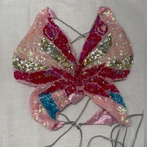 Y2K Sequin Butterfly Top